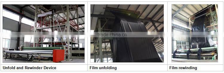 Hdpe textured geomembranes blown film extrusion machine