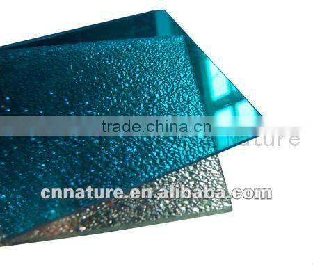 foshan diamond polycarbonate embossed sheet