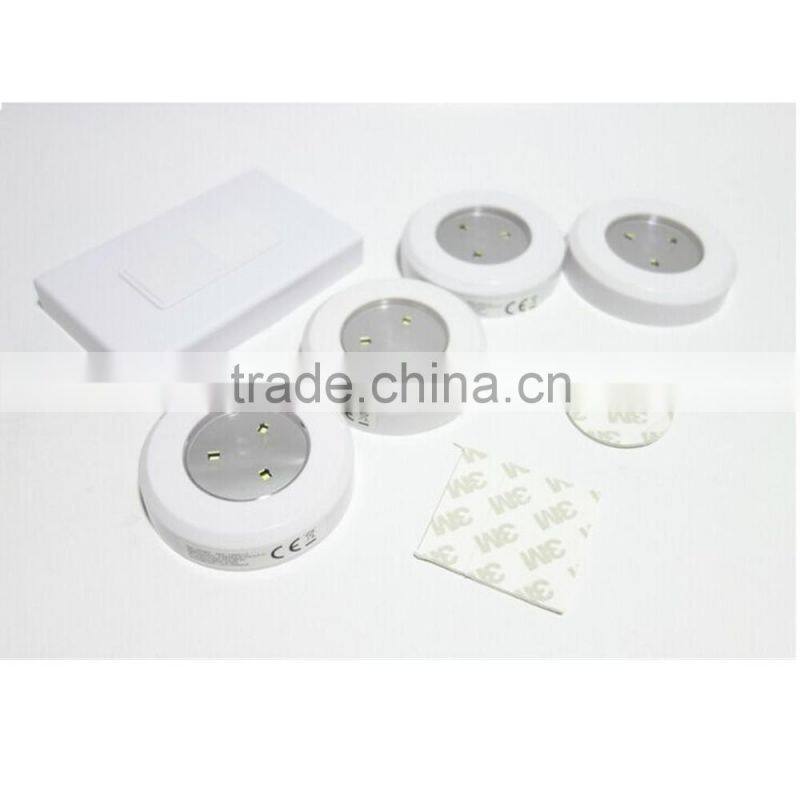 Wireless Remote Control Round Puck Cabinet Light