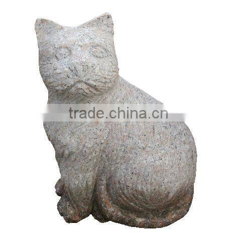 Garden Sandstone Cat Stone Sculpture