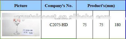 Hand Painted Antique Colored Butterfly Glass Wine Glass Cups