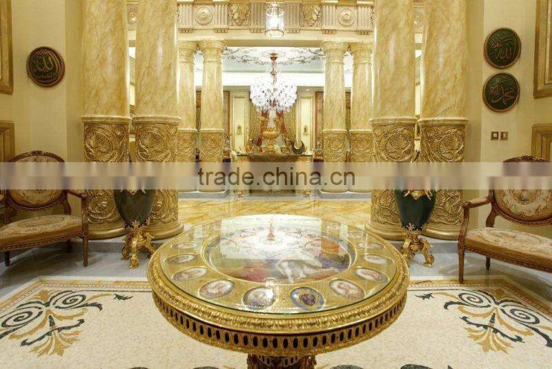 Royal European Foyer 3D Rendering Interior Design, Villa Design Service For Entrance Hall