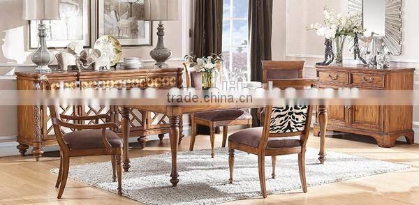 Great British Classic Style Bedroom Set, Antique Carved Wooden Queen Anne Bed With Night Stand,Unique design Bedroom Furniture