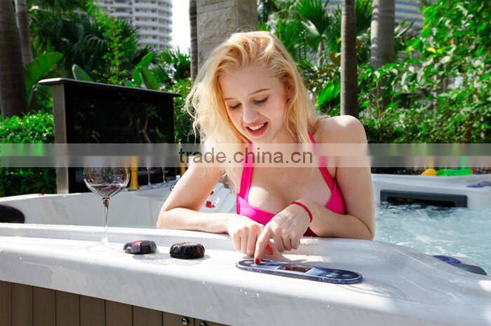 Fashionable MINI 3 person outdoor massage spa hottub with high quality --S300
