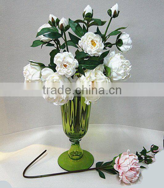 Wholesale simulation flowers colorful plastic artificial peony