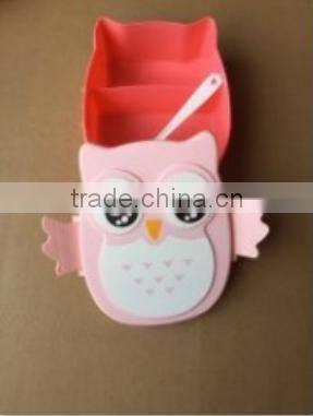 Store More Owl Shape Animal Cartoon Plastic Lunch Box