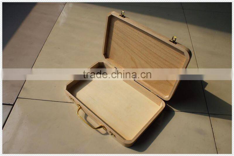 2017 wonderful quality special oval book shape decorative customized unfinished wooden box with lock