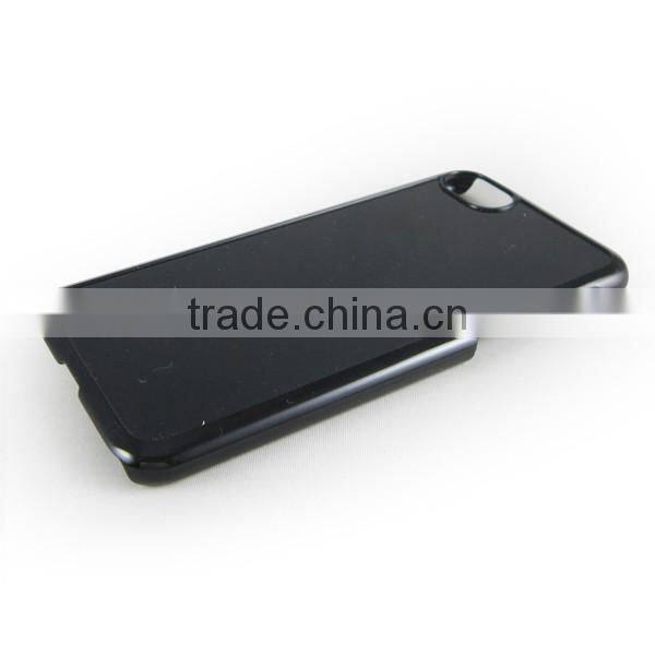 PC creative black phone case with groove for iPhone7 plus, OEM back cover for iPhone 7