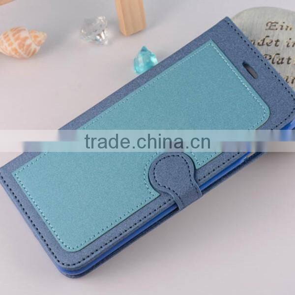 Hot selling PU leather phone case wallet phone covers flip leather holster for iphone6