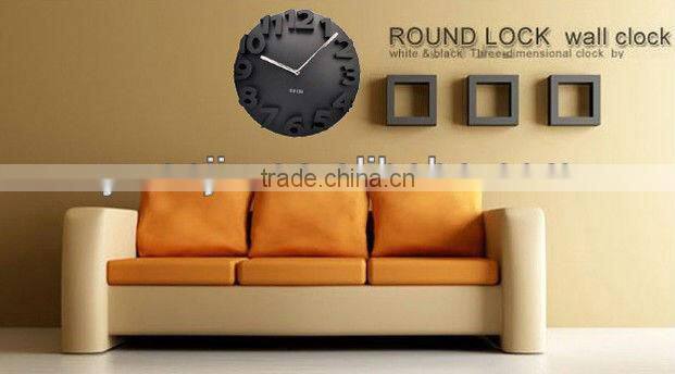 Supply creative fashion Three-dimensional digital wall clock