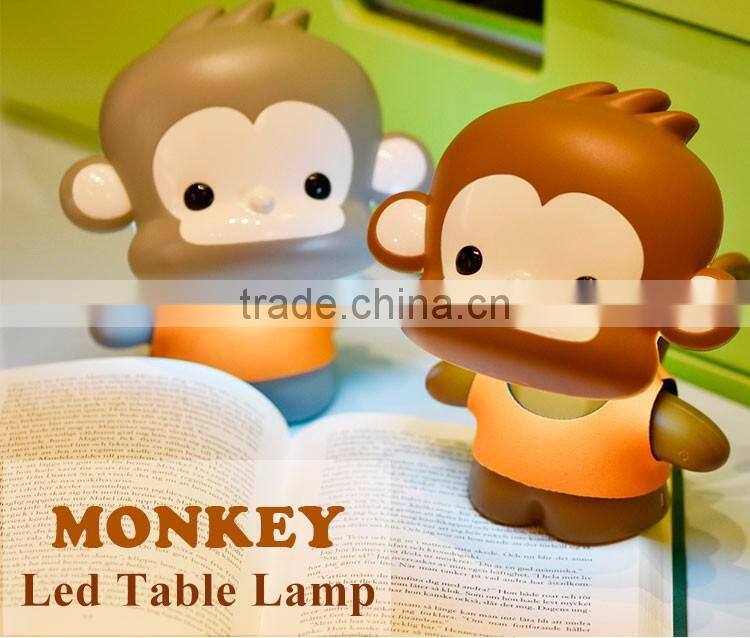 Battery operated home furniture decoration energy saving animal USB led night lamp