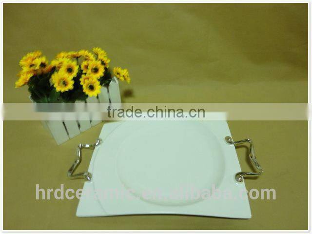 souvenir stock ceramic plates,bulk white ceramic dinner plates,ceramic dinner plates with handles
