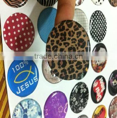 Custom 3D convex sticker