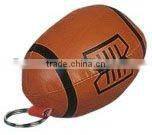 Wholesale soft PVC rugby keychain