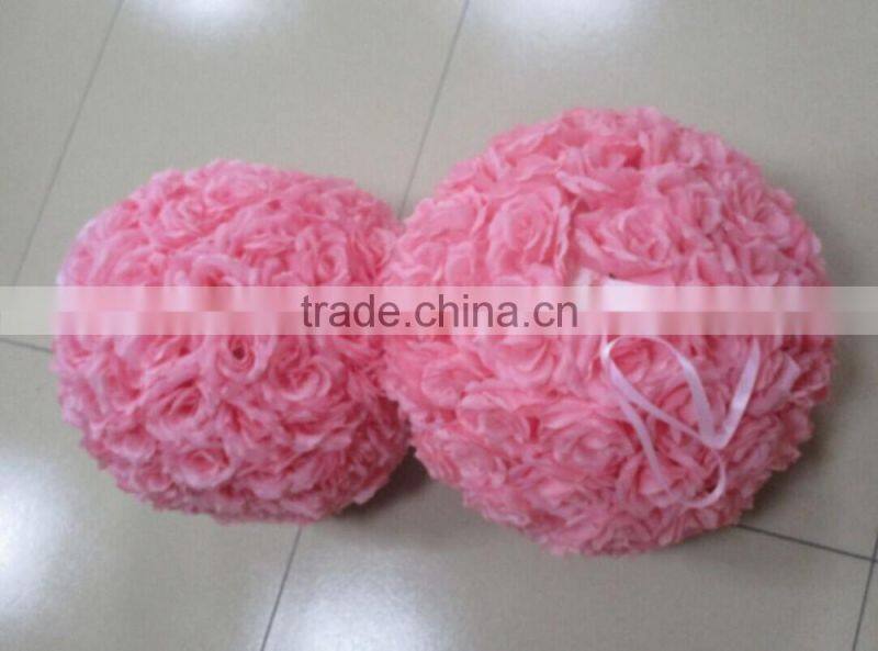Artificial rose flower ball for wedding decoration
