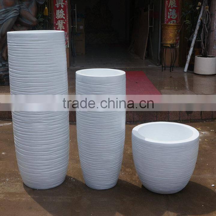 Giant round modern planter pot