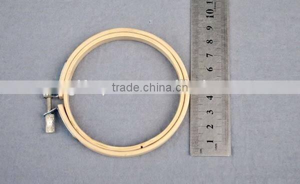 New products high quantity mini circle bamboo embroidery hoop for diy kit made in china