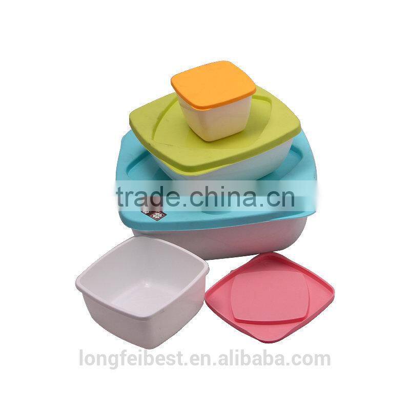 colored useful Plastic food preservation box