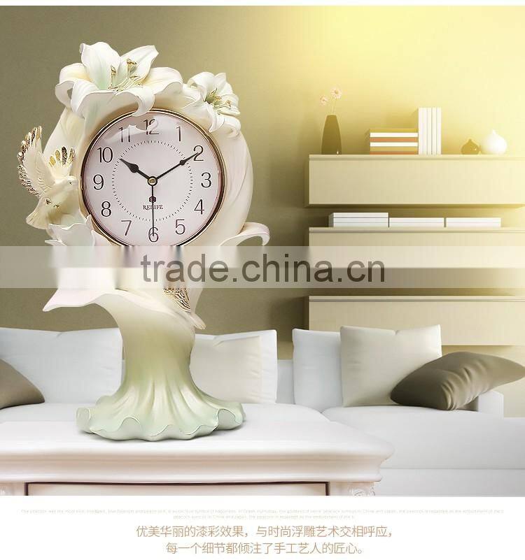 M31A momoda Luxury new home decorations table clock antique home decoration standing clock