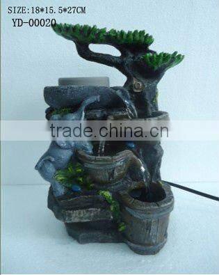 resin elephant fountain