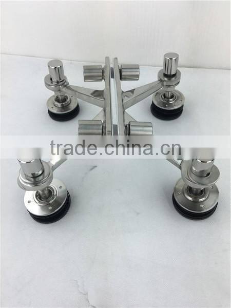 Stainless Steel 304 Spiders,Fin Spider Glass System/Glass Facade Spider Connectors