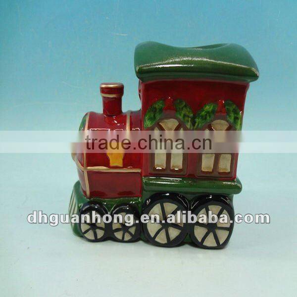 Ceramic Xmas candle holder