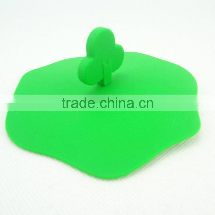 Silicone Cup Lids Tree Leaf Mug Cover Silicone Glass Cover Suction Lids for Coffee and Tea Cup