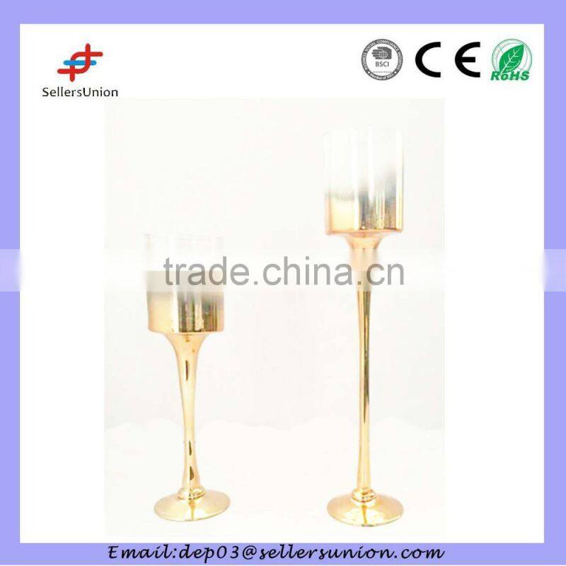 high-class gold candle holder