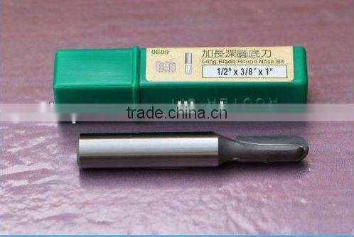 Router bit (long blade round nose bit)