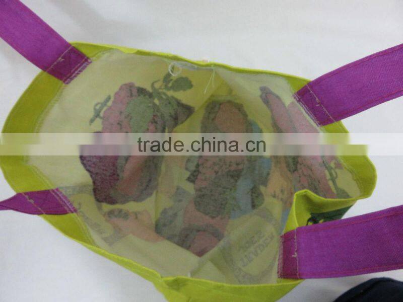 Fashion Colorful Cotton Canvas Tote shopping bags with handles