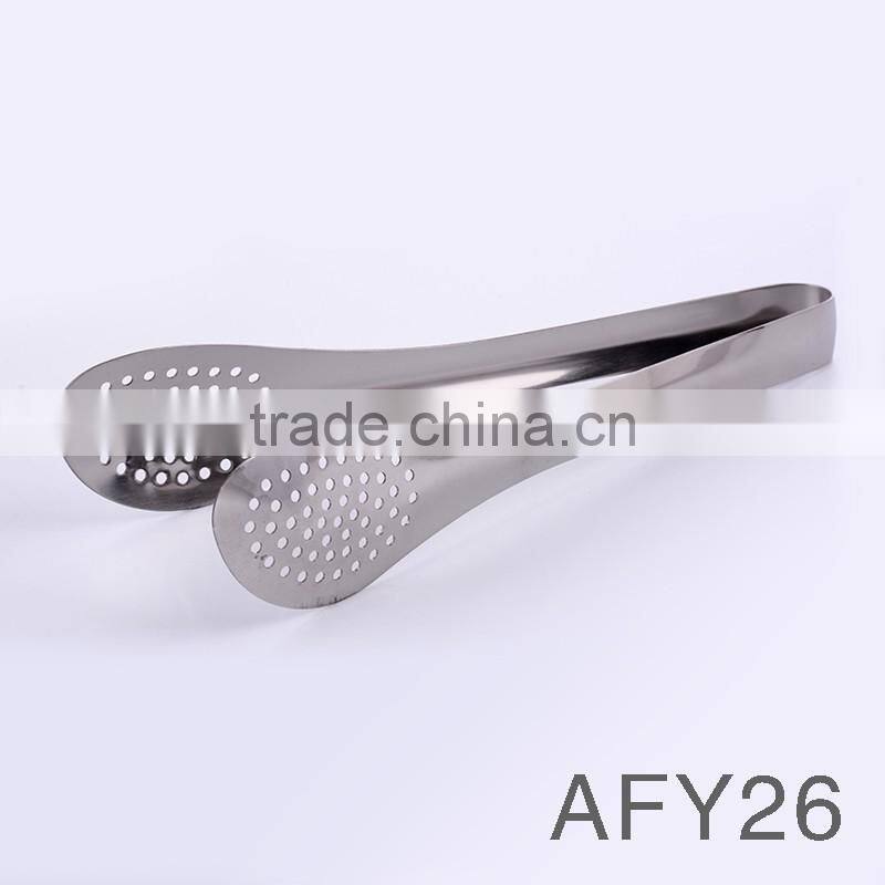 AFY26 Wholesale Kitchen and Barbecue Grill Stainless Steel Food Tong
