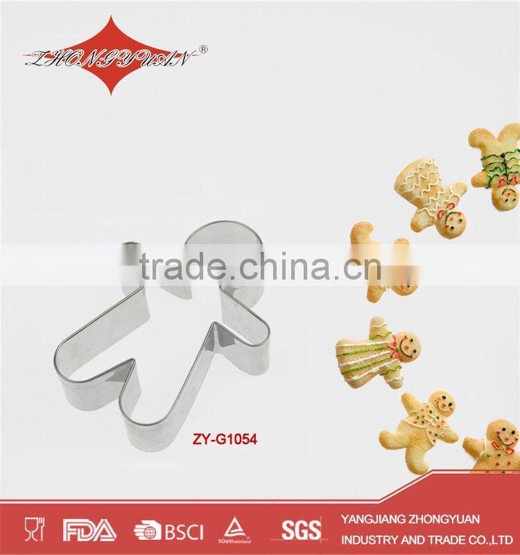 High quality flower shape stainless steel cookie cutter