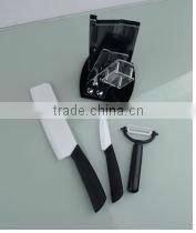 3"+6.5"+Peeler+ Knife Holder Ultra Sharp Kitchen Ceramic Cutlery Knives Set