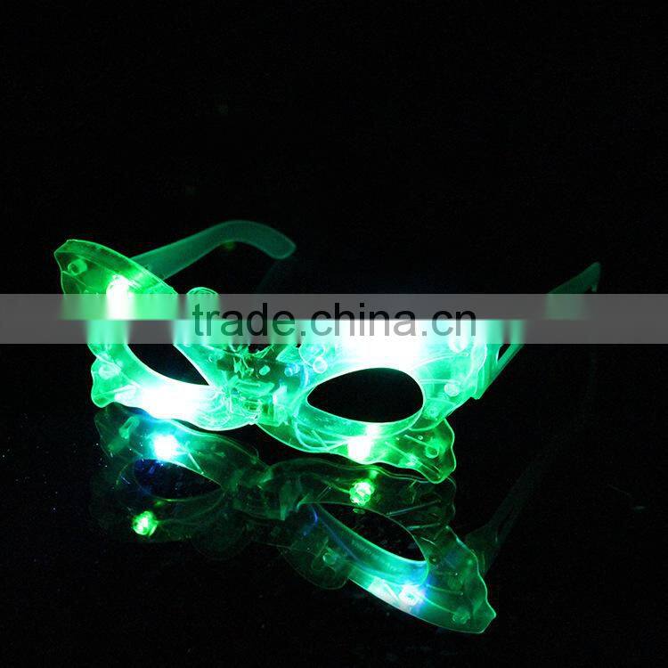 Plastic Party Flashing Glasses LED Glasses Light Up Glasses For Halloween