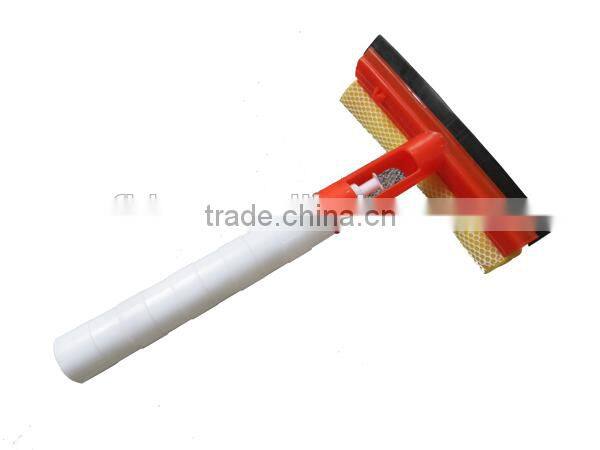 Cheap 8'' head plastic glass wiper with sprayer squeegee