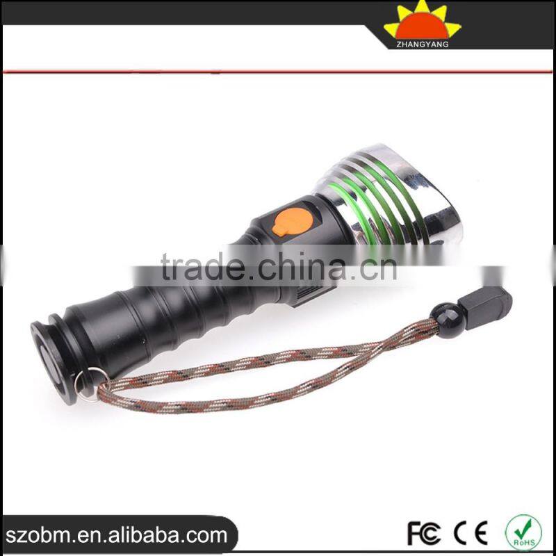 2016 latest OEM XML-T6 3 mode 1000 lumens focus adjustable LED flashlight