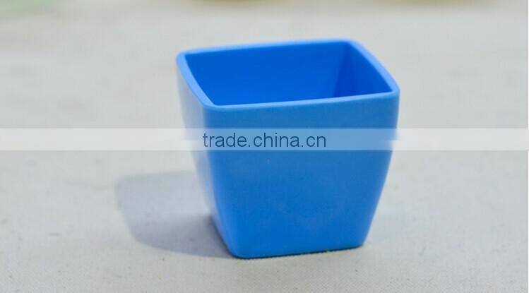 square office table plastic flower pot