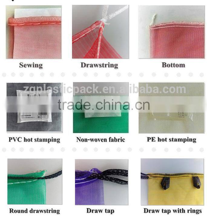 Made In China Hot Products Plastic PE Raschel Garlic Mesh Bag for Sale