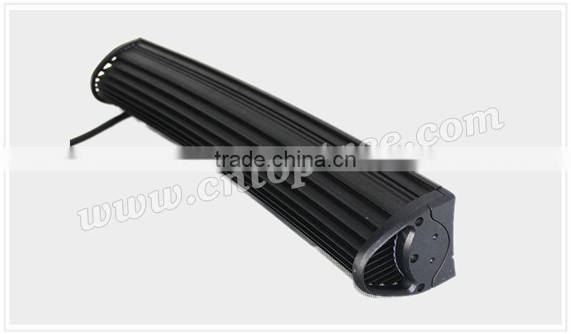 20''/30''/40''/50'' single row led light bar cree 5w offroad light bar, curved radius led light bar double row