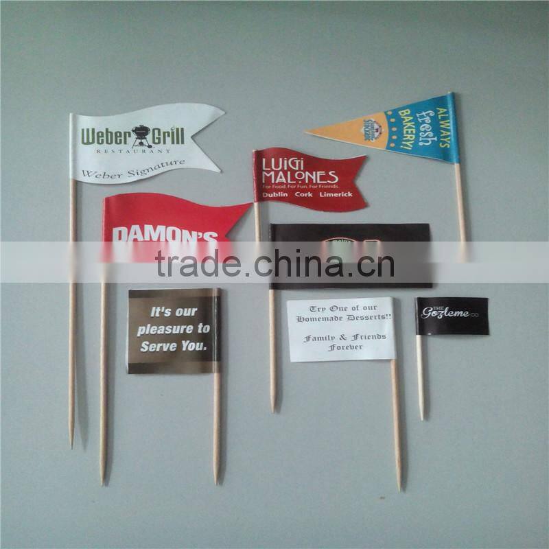New product custom-made birthday flag food toothpicks