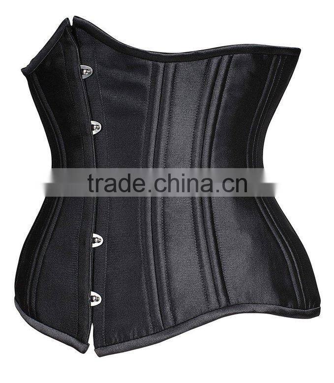 2016 NEW Arrival Perfect Effects 26 Bone Waist slimming Underbust Silk Surface Double Steel Bone Corset