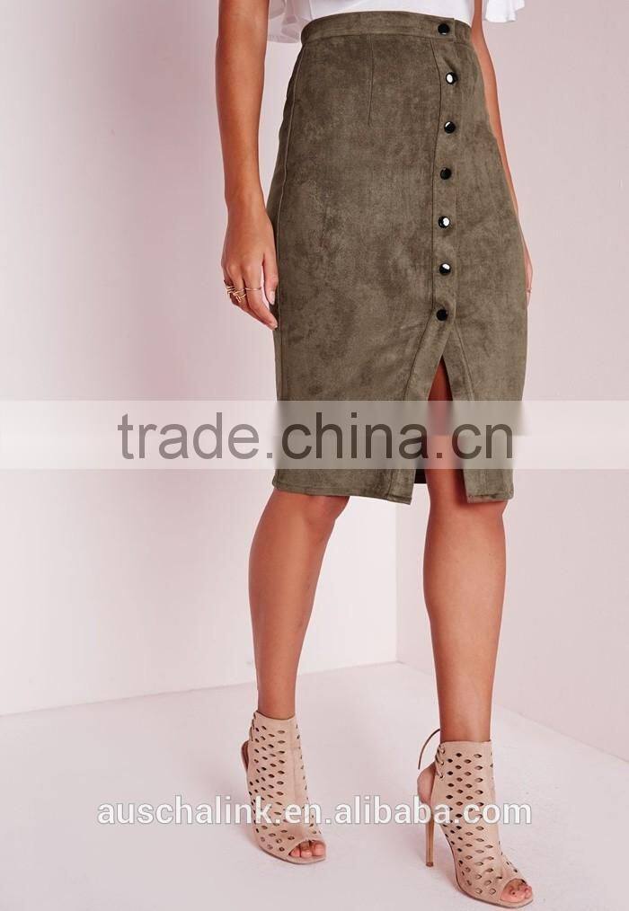 2016 best selling lady midi skirt wholesale china