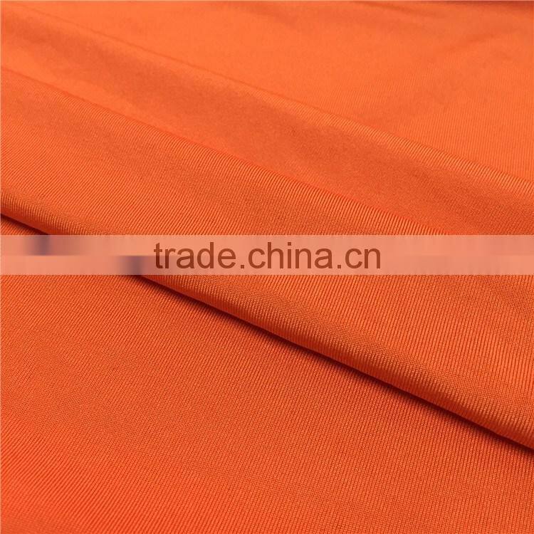 Hot 100% spun polyester single jersey knitted fabric for wholesale