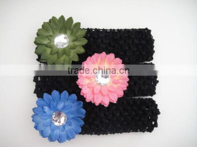 24 colors IN STOCKcrochet elastic headbands