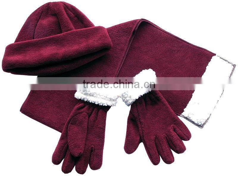 Sell well cheap price promotional black windproof polar fleece sport scarf factory