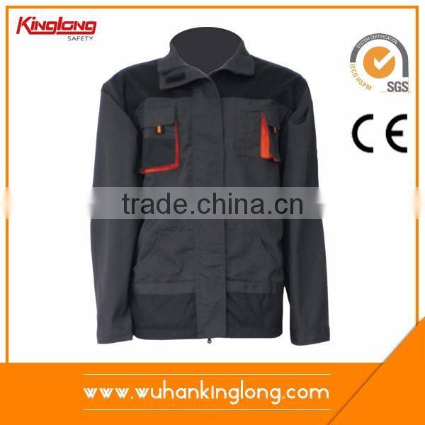 African European style fashion blue safety reflective jacket