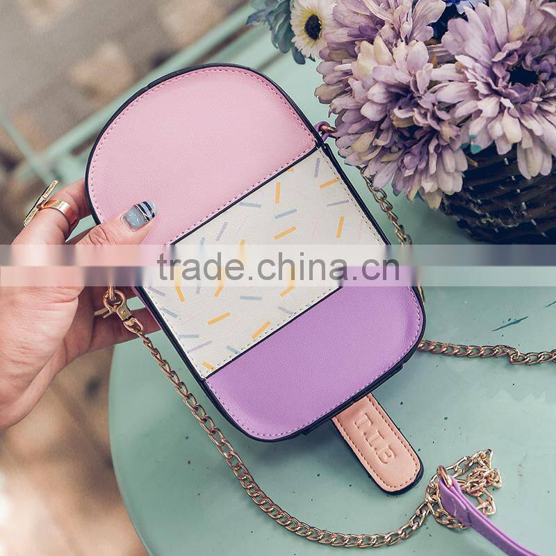 Factory cheap Bags Travel unique Girl Child Kids fashion School Bag purse for kids ice lolly