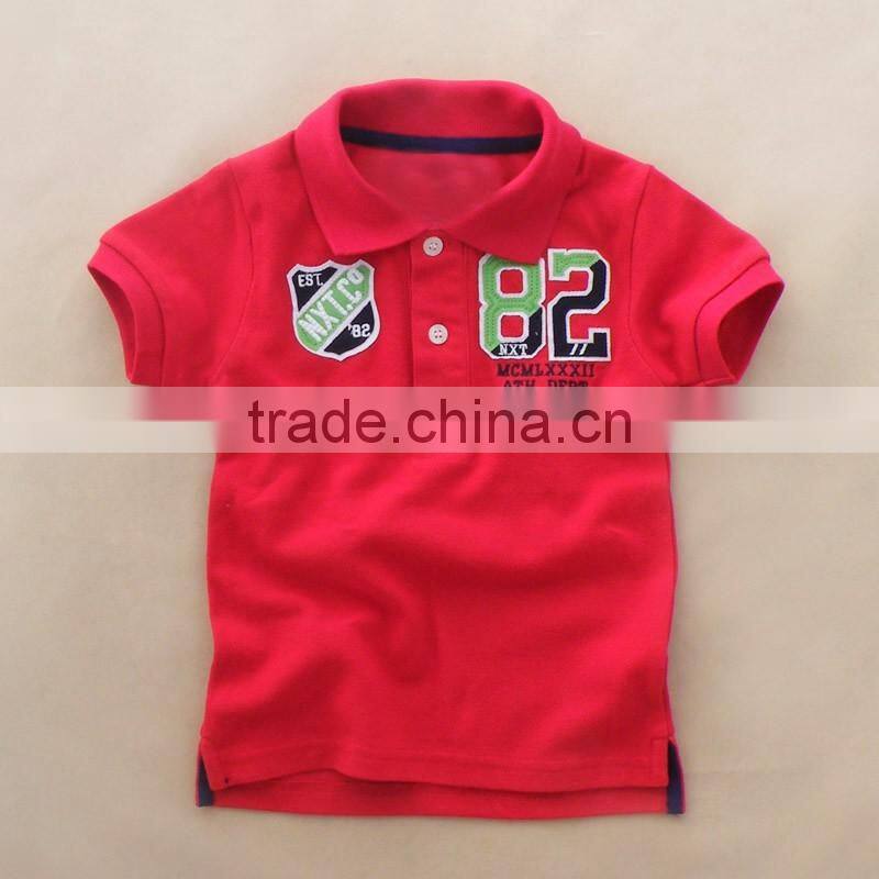 Fancy polo collar t-shirt sublimated polo shirt baby
