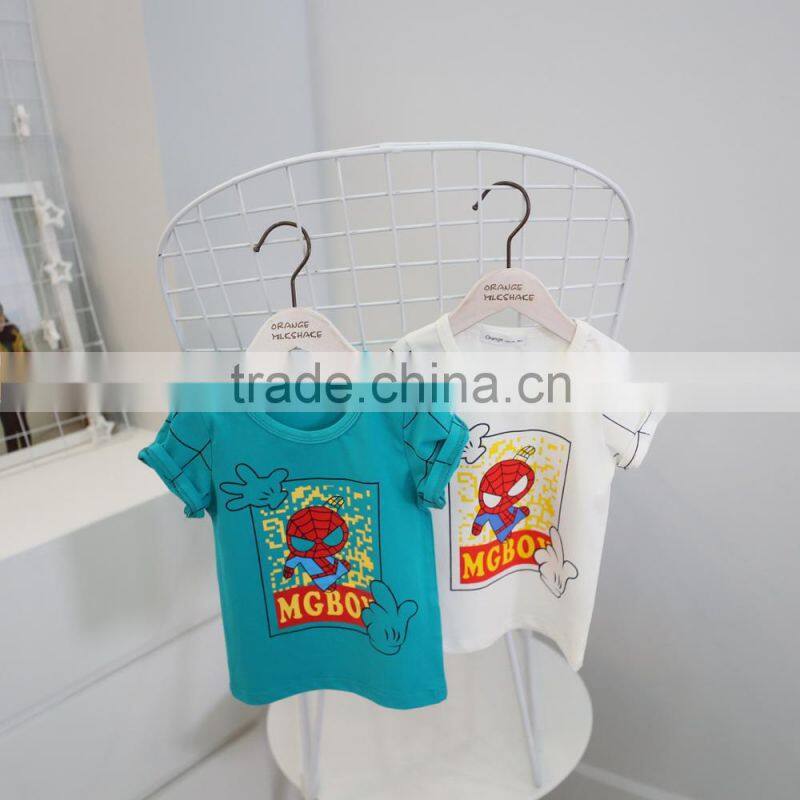 2017 children clothing baby shirt custom printing kids t shirt
