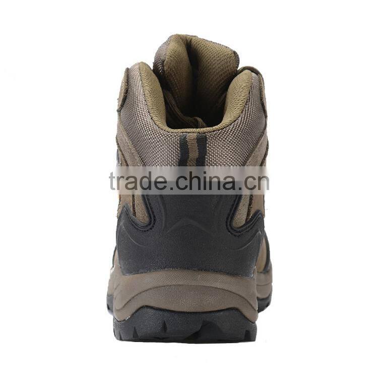 2016 Fashion Leather Mountain Outdoor Men Hiking Shoe